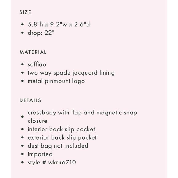 Kate Spade Cameron Convertible Crossbody Black - Picture 3 of 3